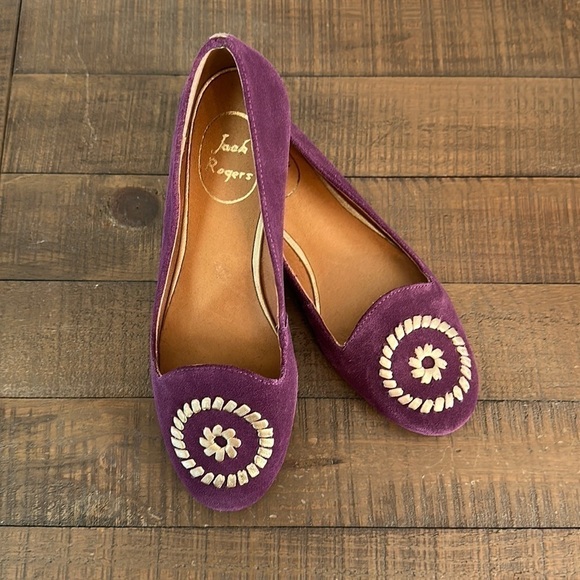 Jack Rogers Rebecca Suede Flats - Picture 2 of 10
